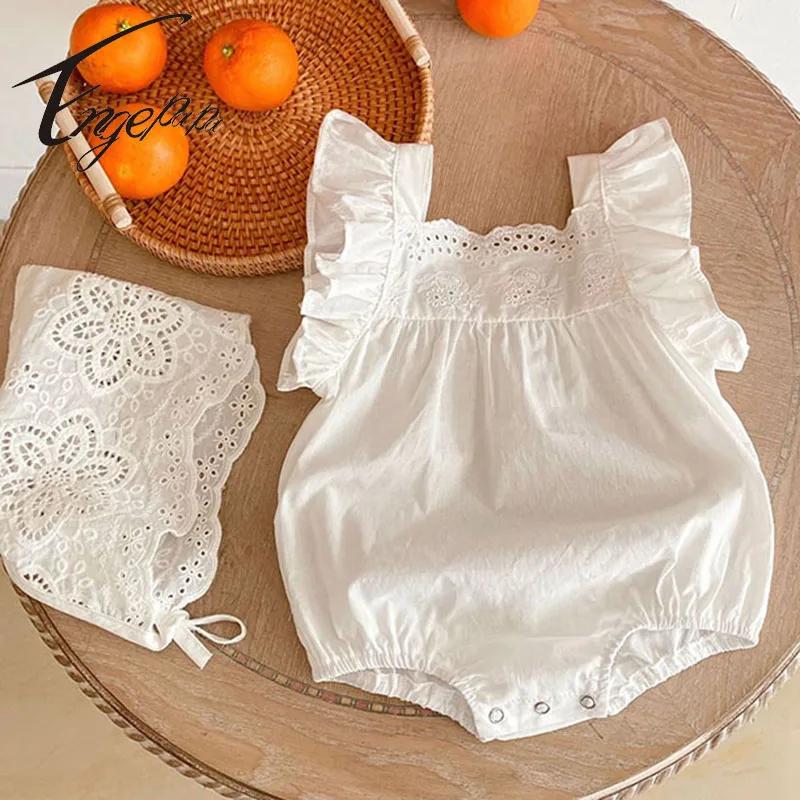 Engepapa Summer Toddler 2022 Hollow Out Romper Baby Girl Jumpsuit μҸ ư Ʈ  Baby Girl Romper Clothes Outfit